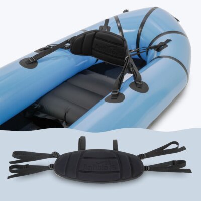 New! Improved paddling comfort with the Anfibio Performance Backband - 